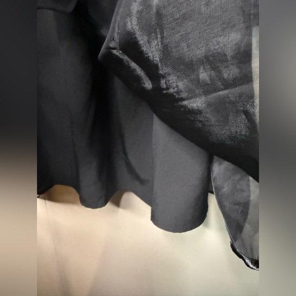 Thirty Thirty Seeing Stars Black Babydoll Dress S - Picture 4 of 8